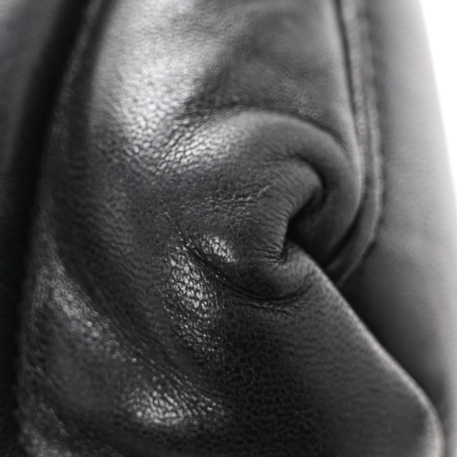 Saint Laurent Lambskin Quilted Medium Loulou Puffer Monogram Chain Satchel Black 12 of 13