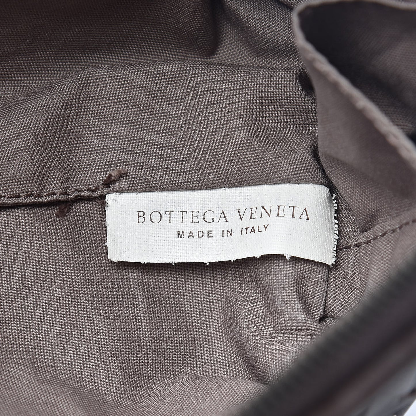 Nappa Intrecciato Cosmetic Pouch Ebano