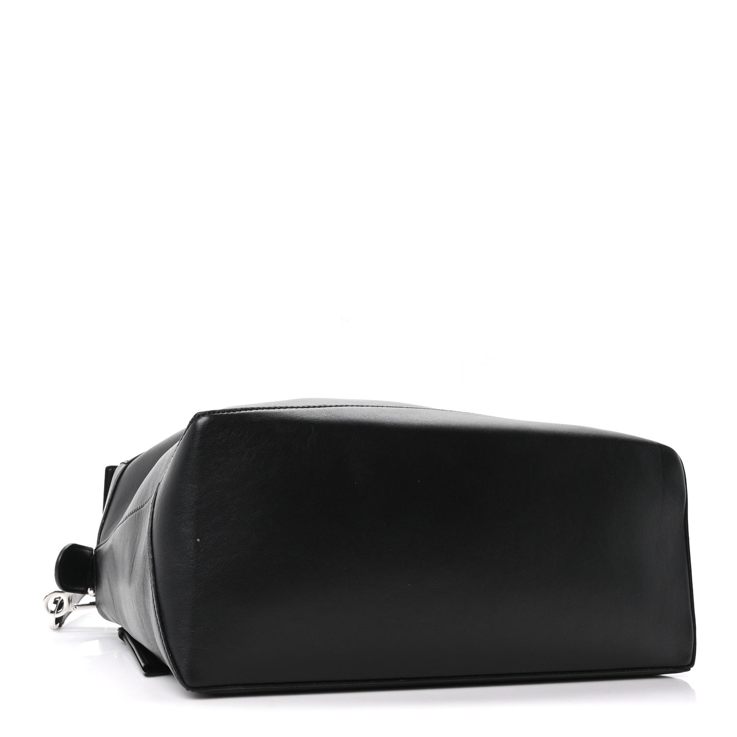 Calfskin Large Puzzle Edge Bag Black