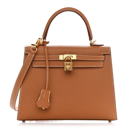 Hermes Epsom Kelly Sellier 25 Gold 1 of 10
