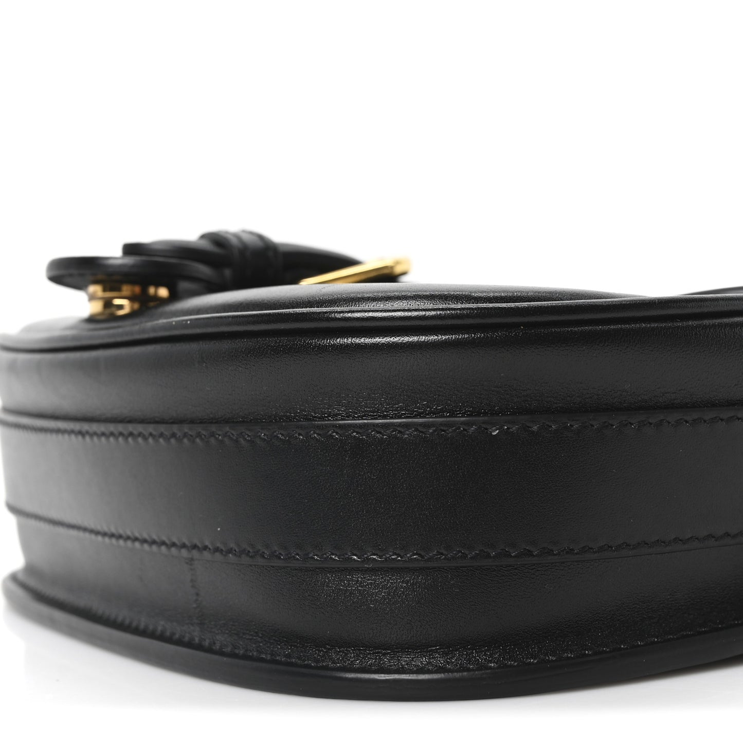 Box Calfskin Small Bobby Flap Black