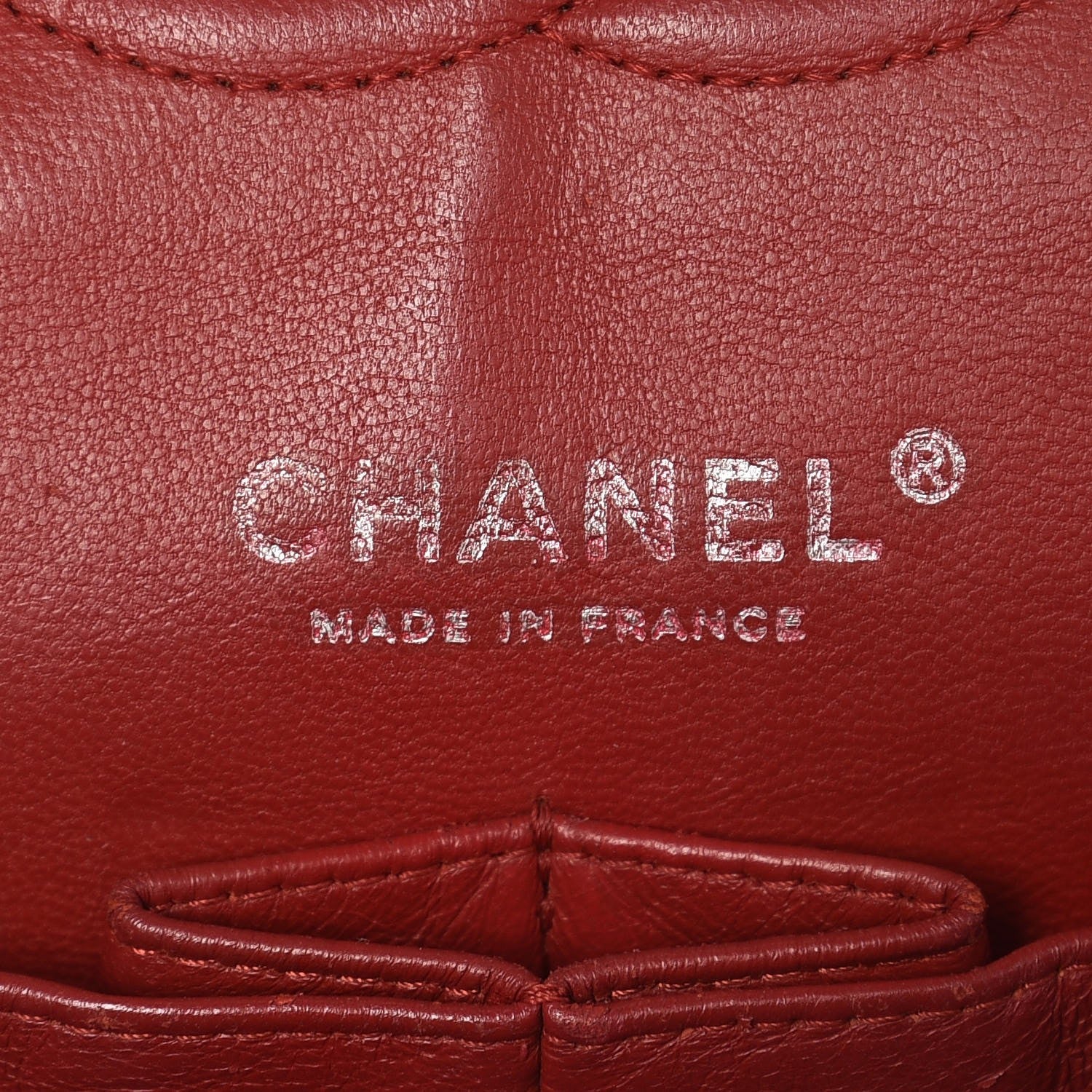 Chanel Caviar Quilted Medium Double Flap Red 6 of 17