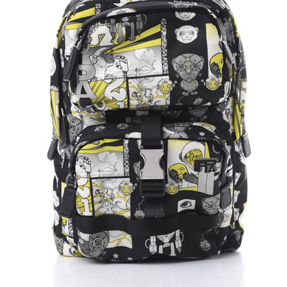 Prada X JAMES JEAN Nylon Robot Monkey Sling Backpack Black 8 of 10
