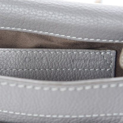 Chloe Calfskin Mini Marcie Round Crossbody Bag Cashmere Grey 6 of 12