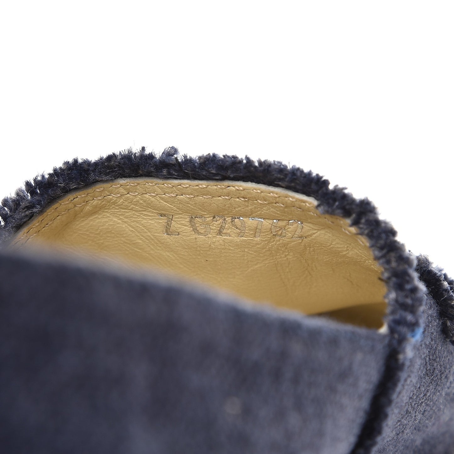 Denim Toile CC Espadrilles 40 Navy Black