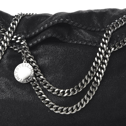 Stella McCartney Shaggy Deer Falabella Fold Over Tote Black 10 of 10