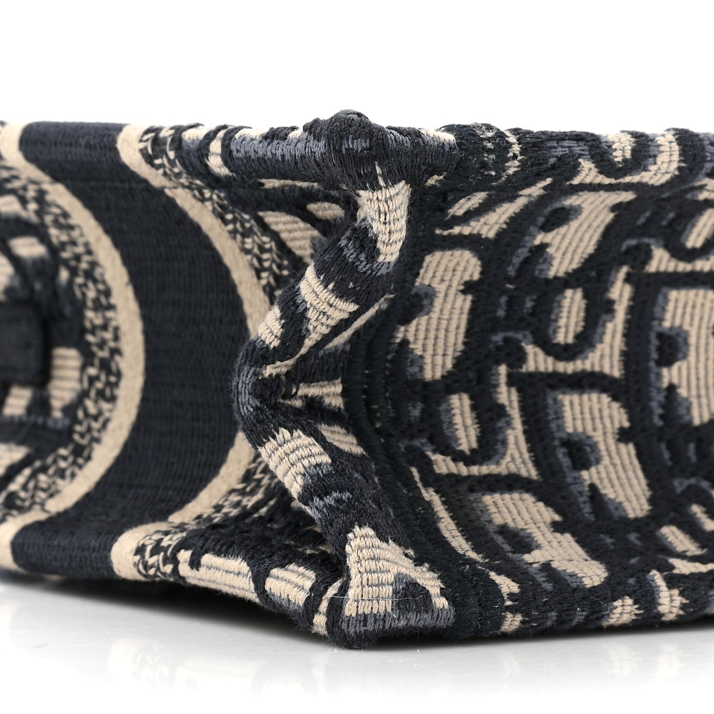 Oblique Mini Book Tote With Strap Blue Multicolor