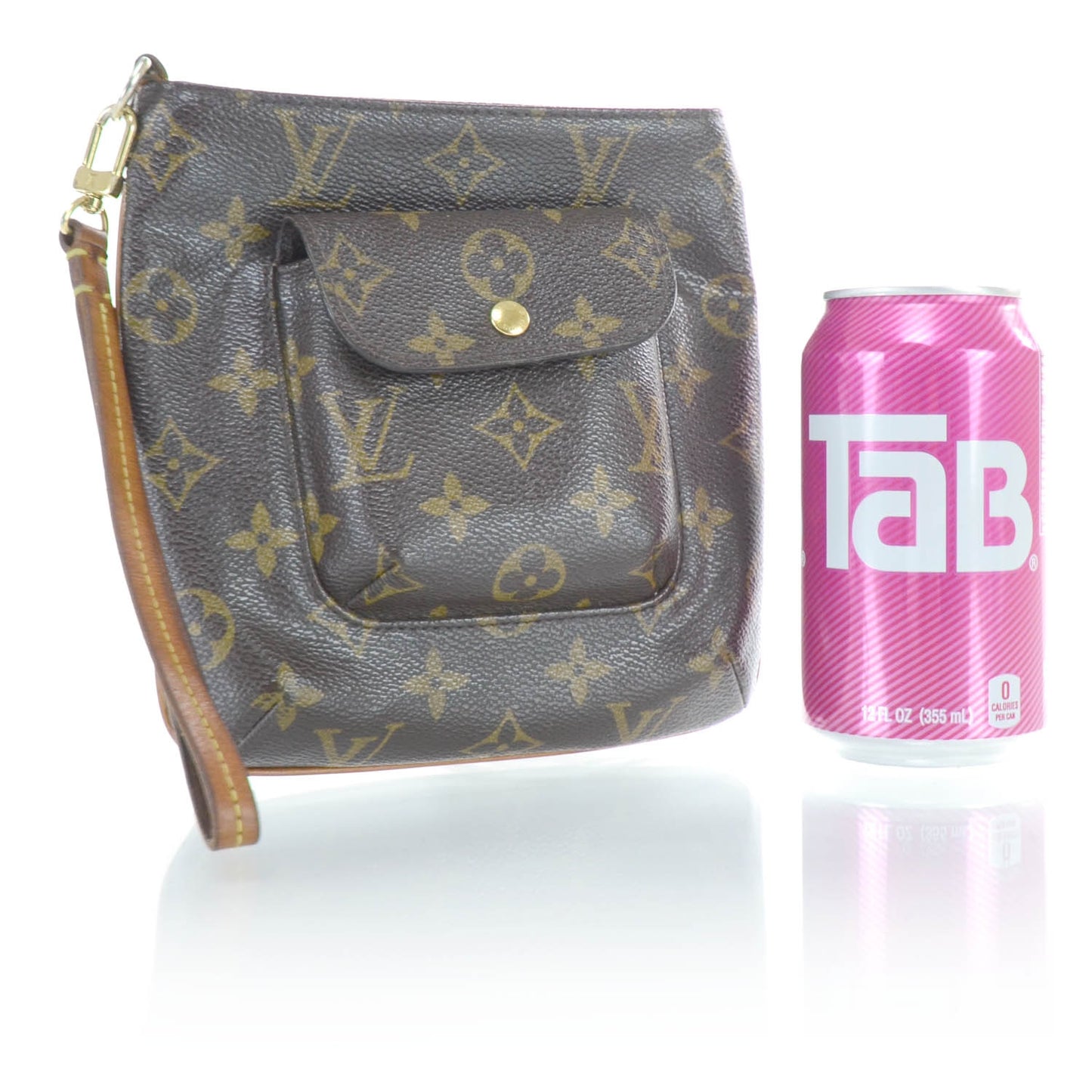 Monogram Partition Wristlet