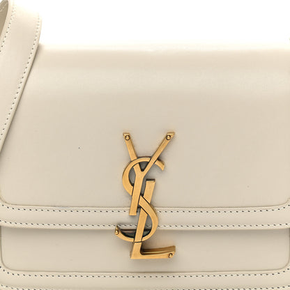 Saint Laurent Smooth Calfskin Small Solferino Satchel Ivory 8 of 10