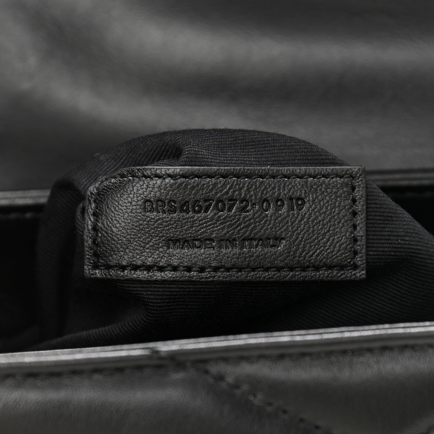Saint Laurent Calfskin Y Quilted Monogram Toy Loulou Crossbody Bag Black 8 of 13
