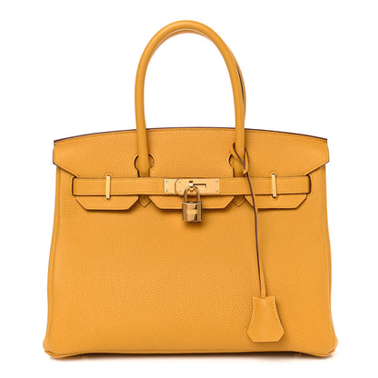Hermes Togo Birkin 30 Jaune Ambre 1 of 12
