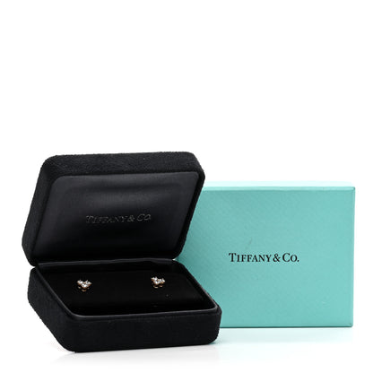 Tiffany 18K Rose Gold Diamond .60ctw Aria Earrings 5 of 5