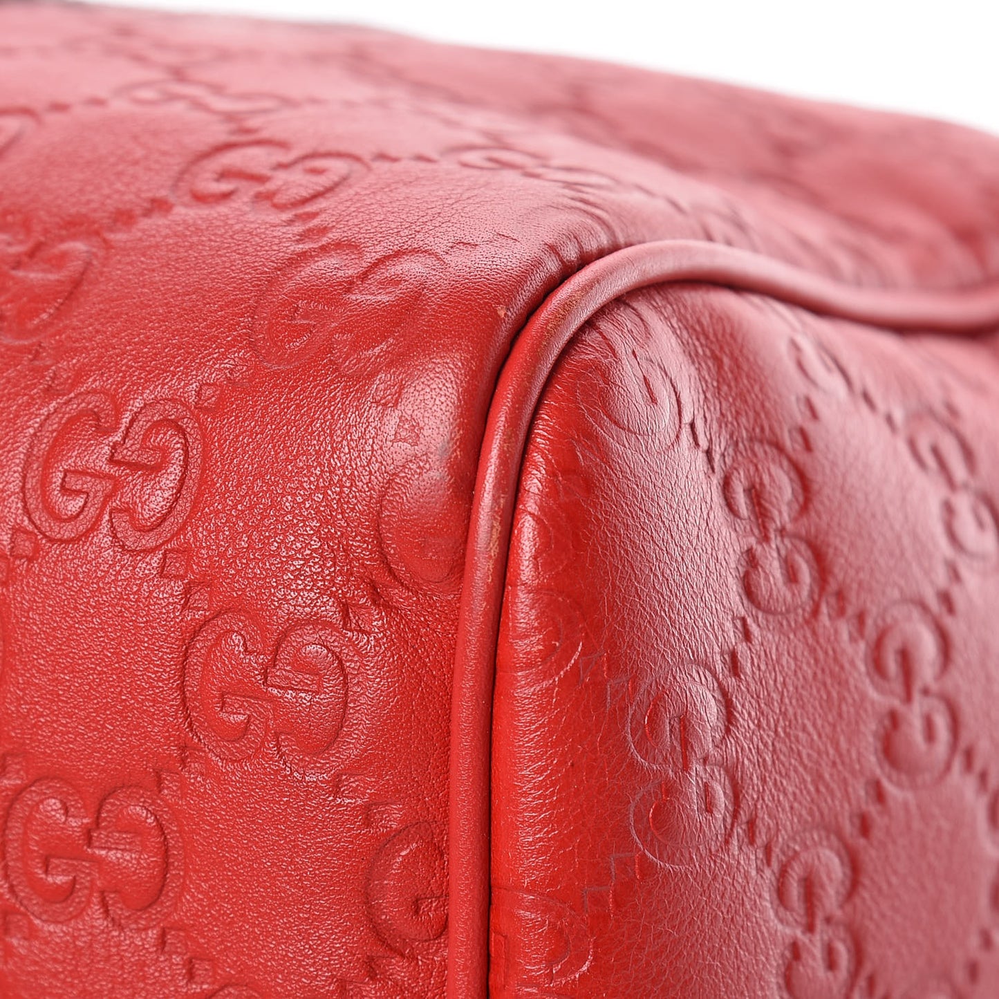 Guccissima Vitello Tender Medium Joy Boston Sporting Red