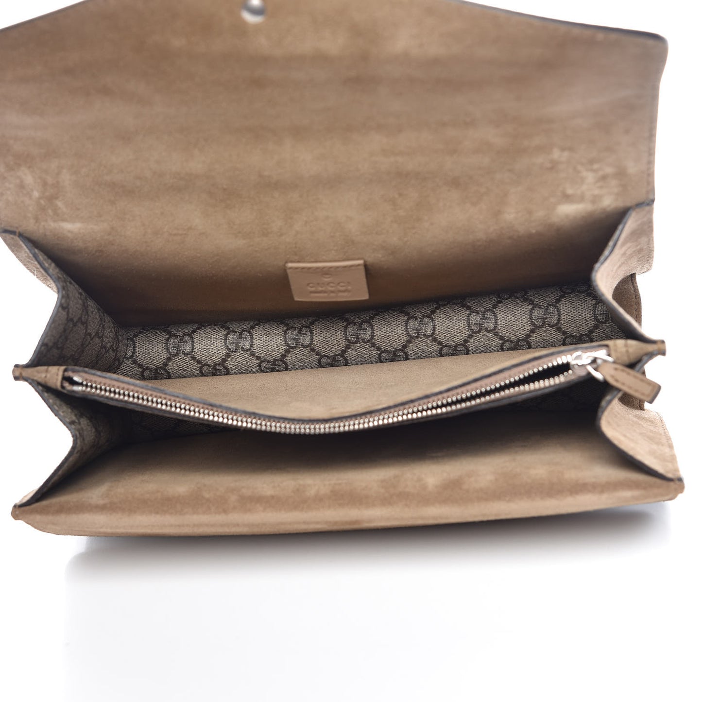 GG Supreme Monogram Small Dionysus Shoulder Bag Taupe