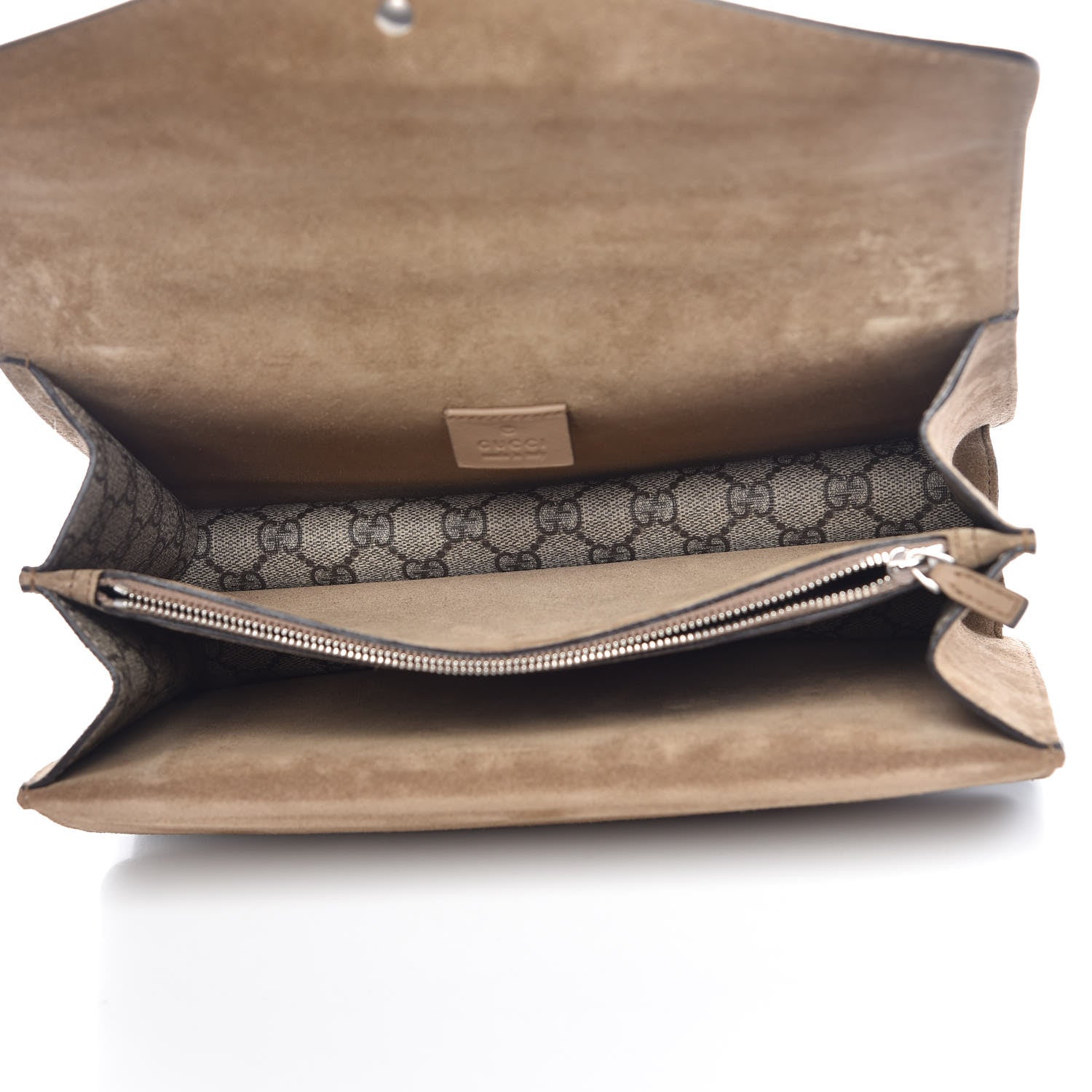 Gucci GG Supreme Monogram Small Dionysus Shoulder Bag Taupe 7 of 11