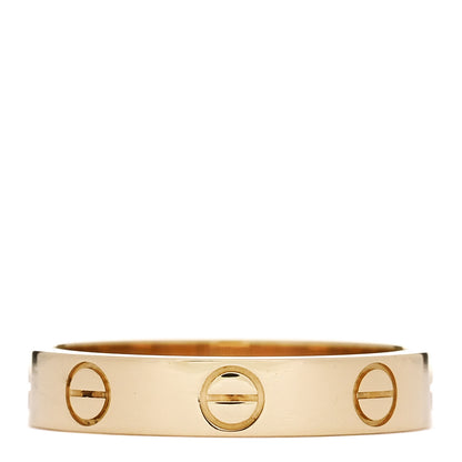 Cartier 18K Yellow Gold 3.5mm LOVE Wedding Band Ring 51 5.75 3 of 4