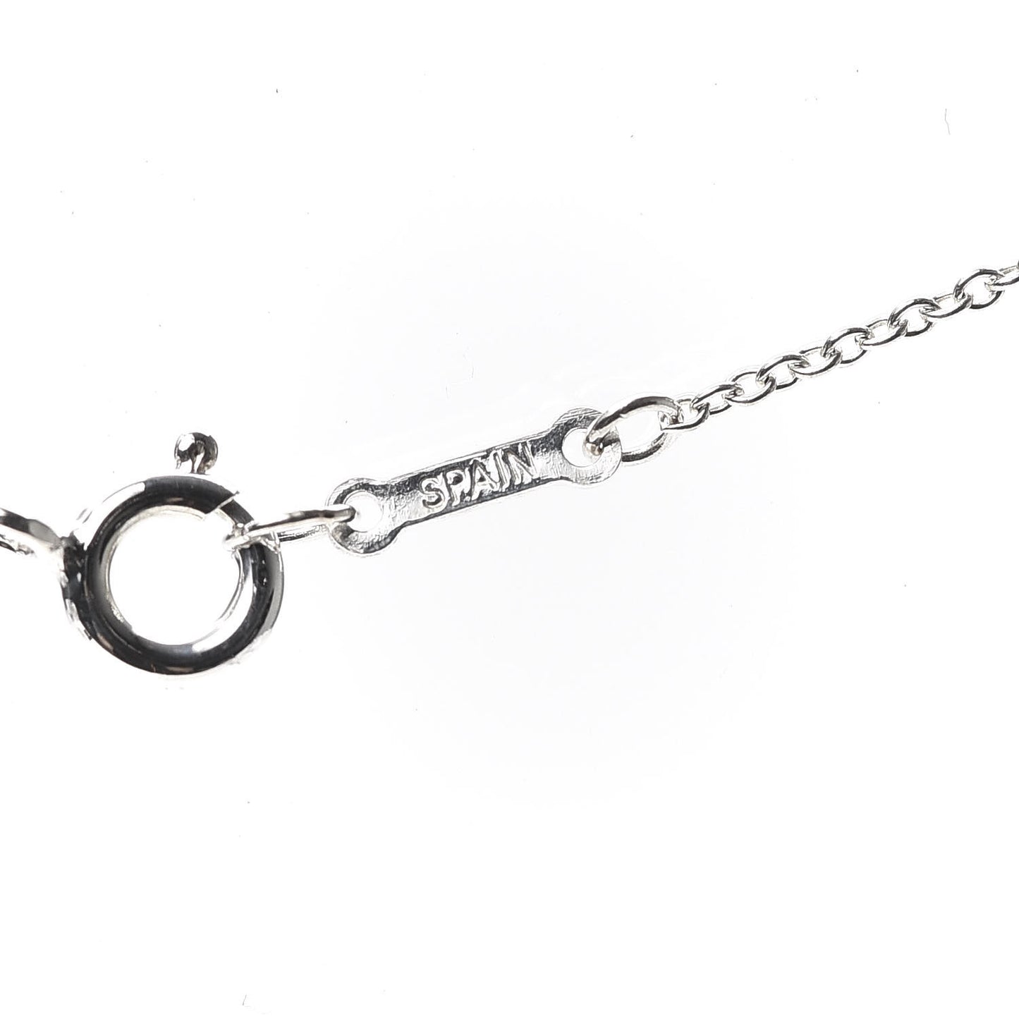 Sterling Silver Elsa Peretti Letter M Pendant Necklace