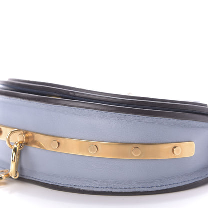 Chloe Calfskin Small Nile Bracelet Minaudiere Bag Washed Blue 7 of 8