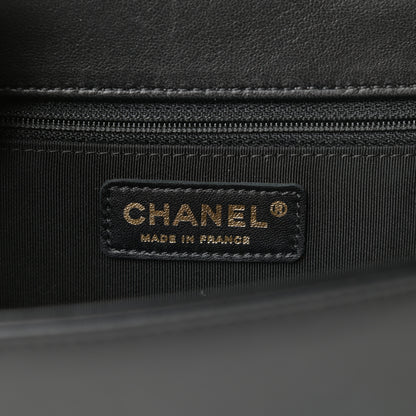 Chanel Lambskin Quilted New Medium Boy Flap Black 6 of 17