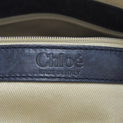 Chloe Python Silverado Shoulder Bag Blue 7 of 10