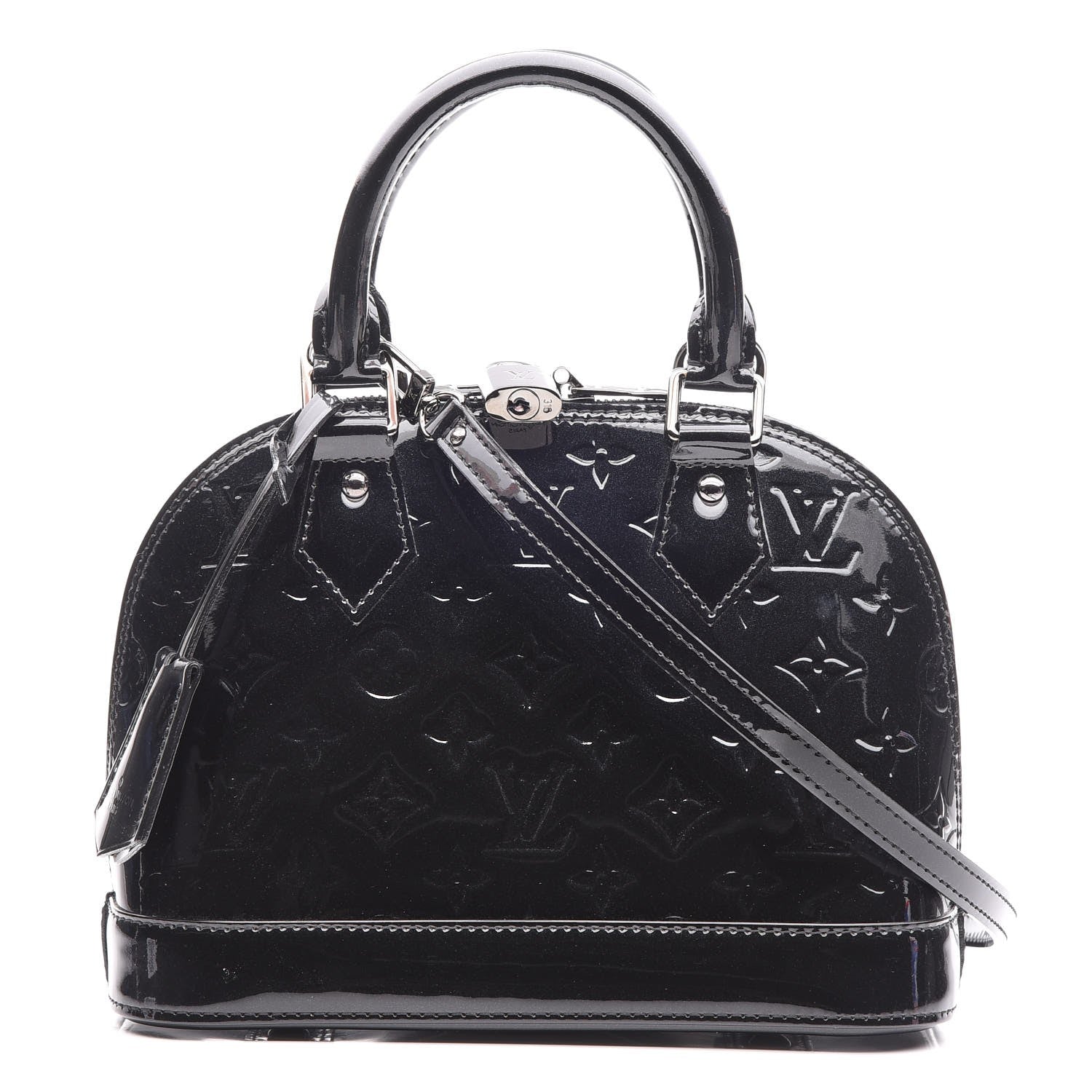 Louis Vuitton Vernis Alma BB Noir Magnetique 1 of 8