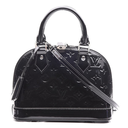 Louis Vuitton Vernis Alma BB Noir Magnetique 1 of 8