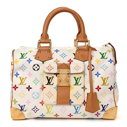Louis Vuitton Monogram Multicolor Speedy 30 White 1 of 12