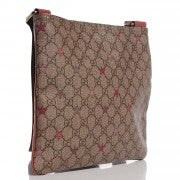 GG Supreme Stars Small Flat Messenger Bag Pink