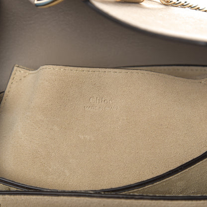 Chloe Suede Calfskin Small Faye Shoulder Bag Motty Grey 5 of 8