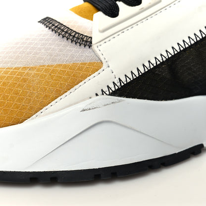 Fendi Nylon Suede Transparent Mens Fendi Flow Low Top Sneakers 7 Black Limone Tobacco 9 of 9