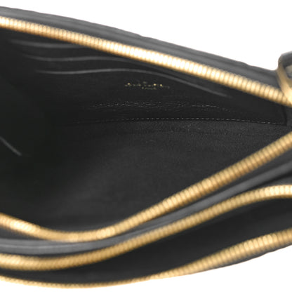 Louis Vuitton Empreinte Double Zip Pochette Black 7 of 10