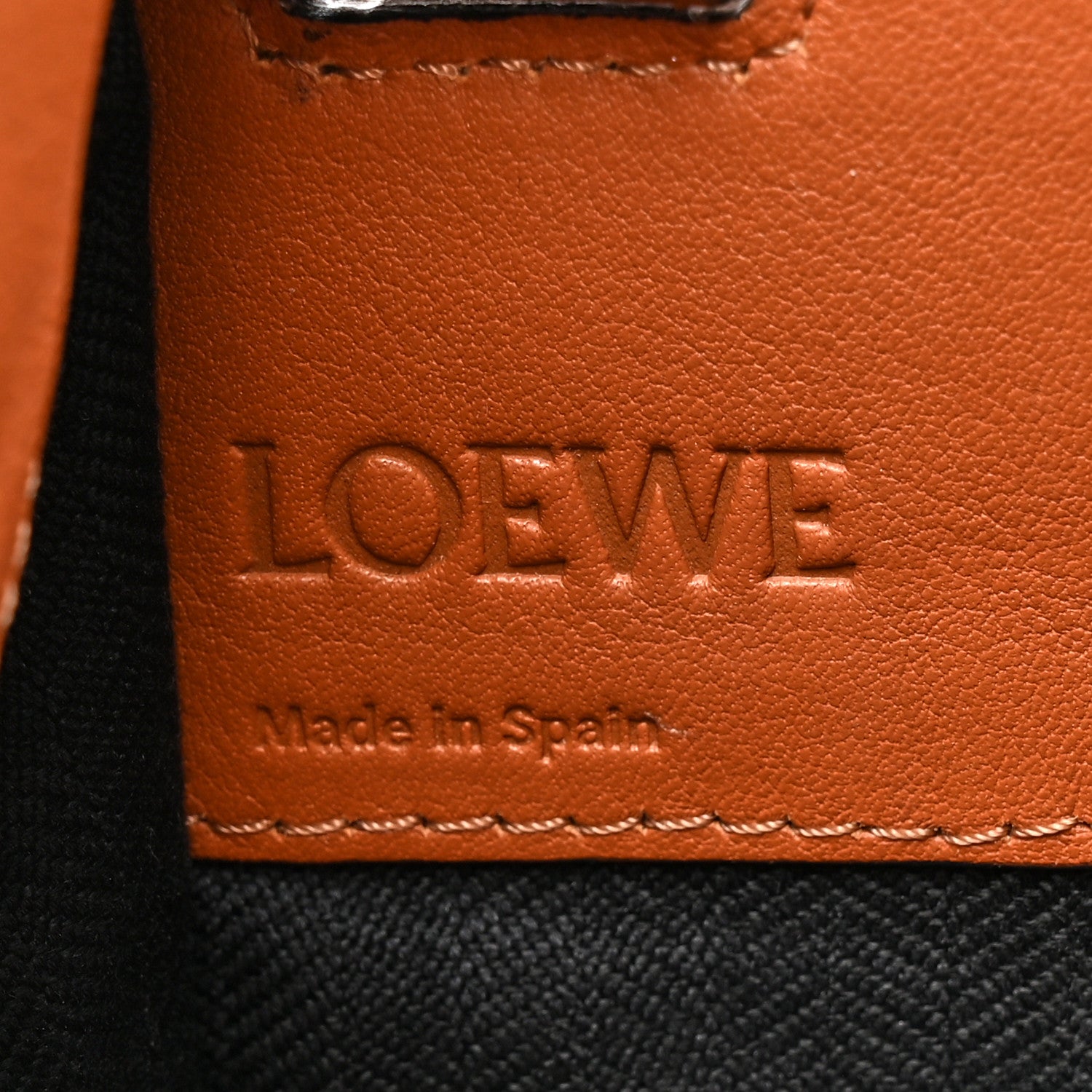 Loewe Calfskin Small Hammock Shoulder Bag Tan 6 of 15