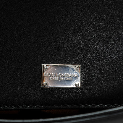 Dolce & Gabbana Calfskin Lucia Small Satchel Nero Black 7 of 7