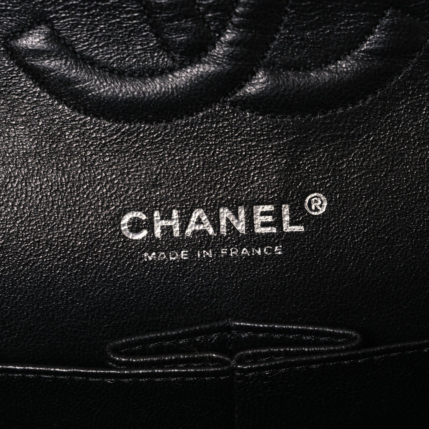 Tweed Quilted Medium Double Flap Black Ecru White