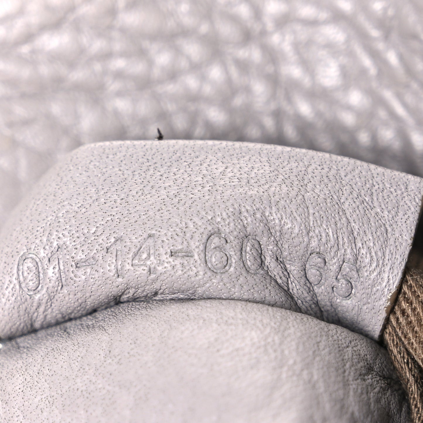 Calfskin Mini Marcie Round Crossbody Bag Cashmere Grey