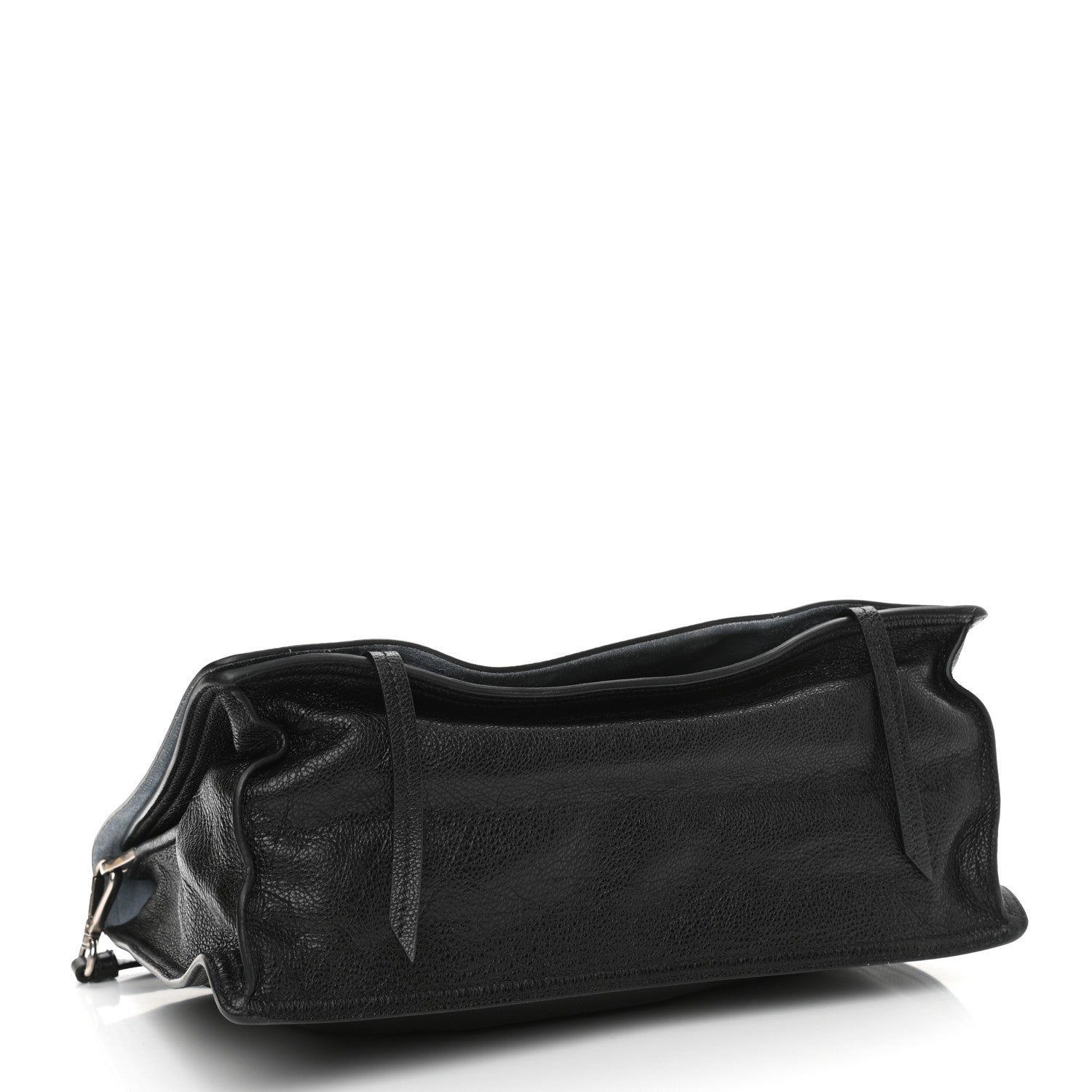 Prada Glace Calf Etiquette Flap Black Astrale 4 of 10