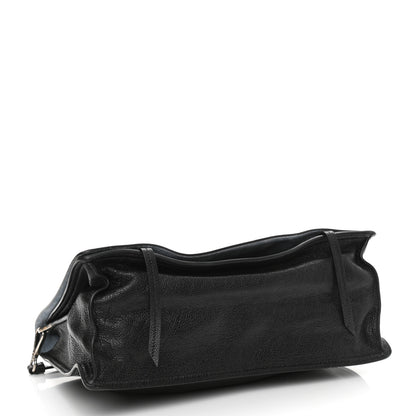 Prada Glace Calf Etiquette Flap Black Astrale 4 of 10