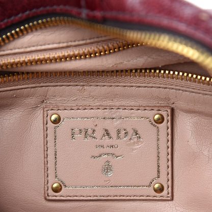 Prada Vitello Shine Hobo Amaranto 11 of 12