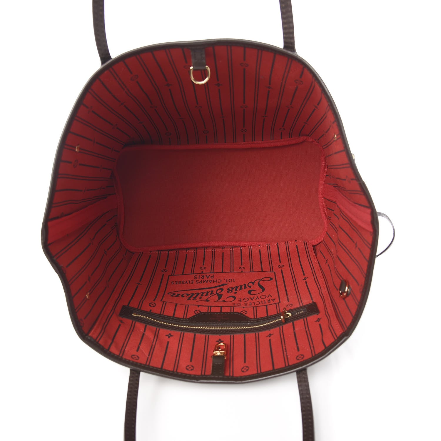 Louis Vuitton Damier Ebene Neverfull MM 4 of 9