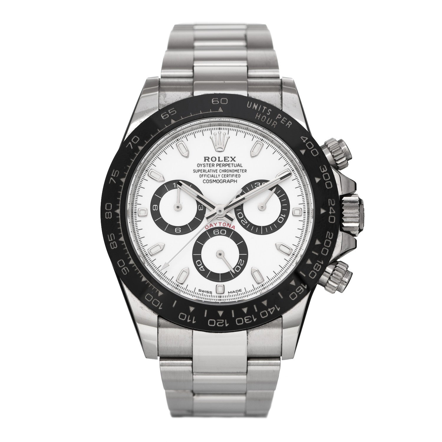 ROLEX Stainless Steel 40mm Oyster Perpetual Cosmograph Daytona