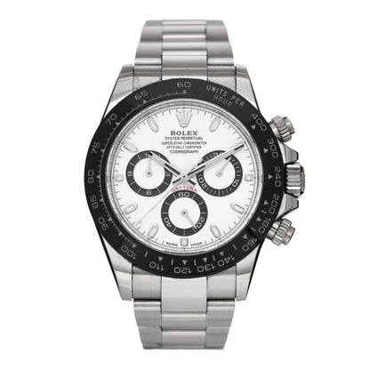 Rolex Stainless Steel 40mm Oyster Perpetual Cosmograph Daytona Panda Watch White 116500LN 1 of 5