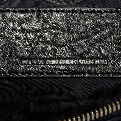 Alexander Wang Pebbled Lambskin Rocco Black with Black Nickel Hardware 6 of 6