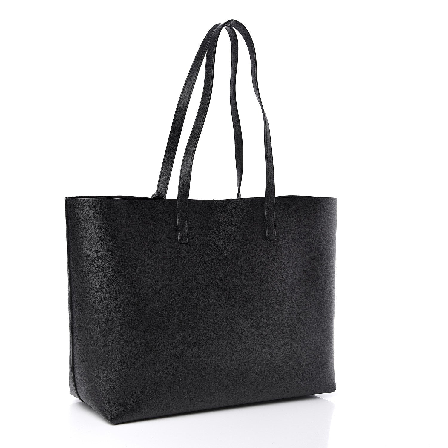 Saint Laurent Calfskin Large Shopping Tote Black 4 of 11
