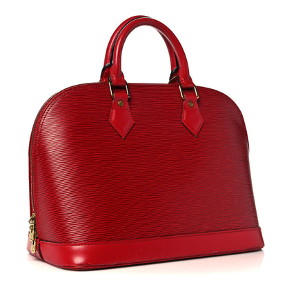 Louis Vuitton Epi Alma PM Castillan Red 3 of 23