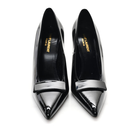 Saint Laurent Patent Calfskin Kayla 110 Pumps 39 Black 3 of 9