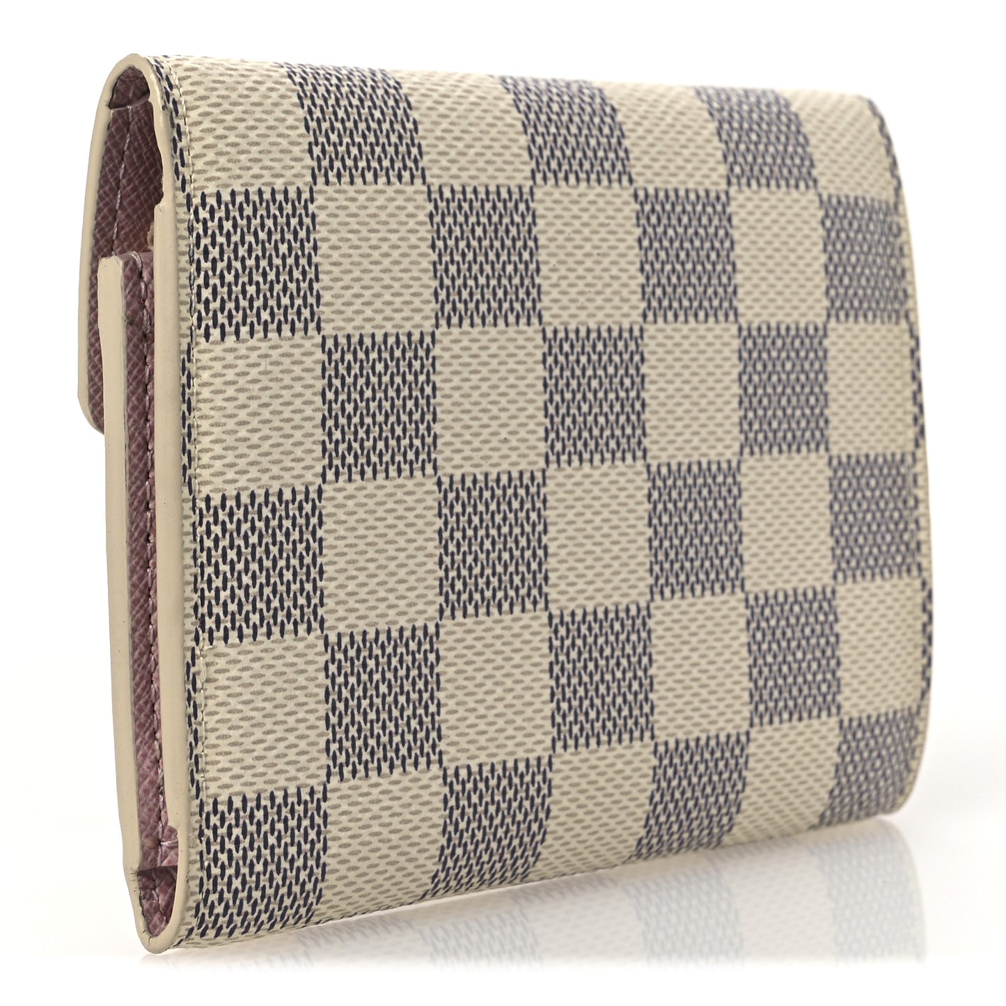 Damier Azur Victorine Wallet Rose Ballerine