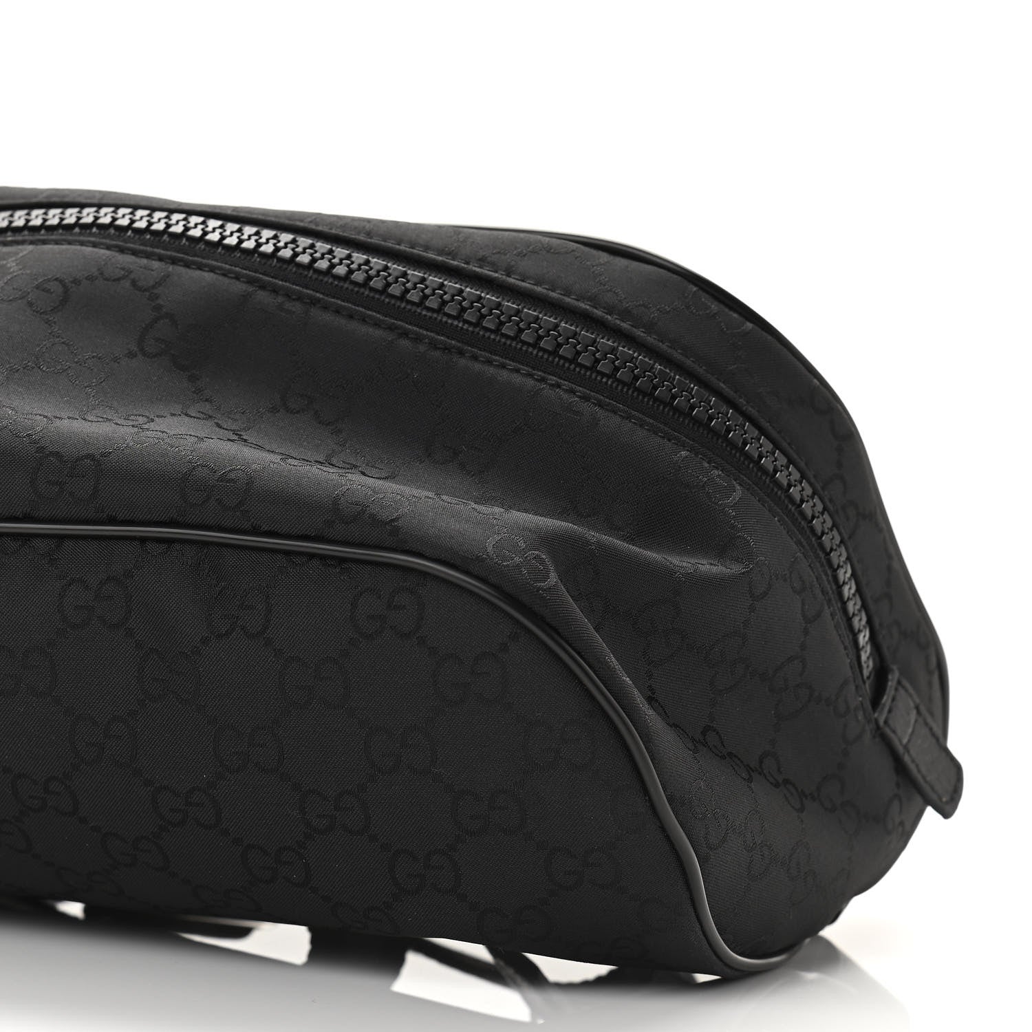 Gucci Nylon Monogram Fanny Pack Belt Bag Black 10 of 10