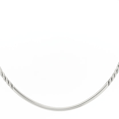 David Yurman Sterling Silver Collar Necklace 1 of 5