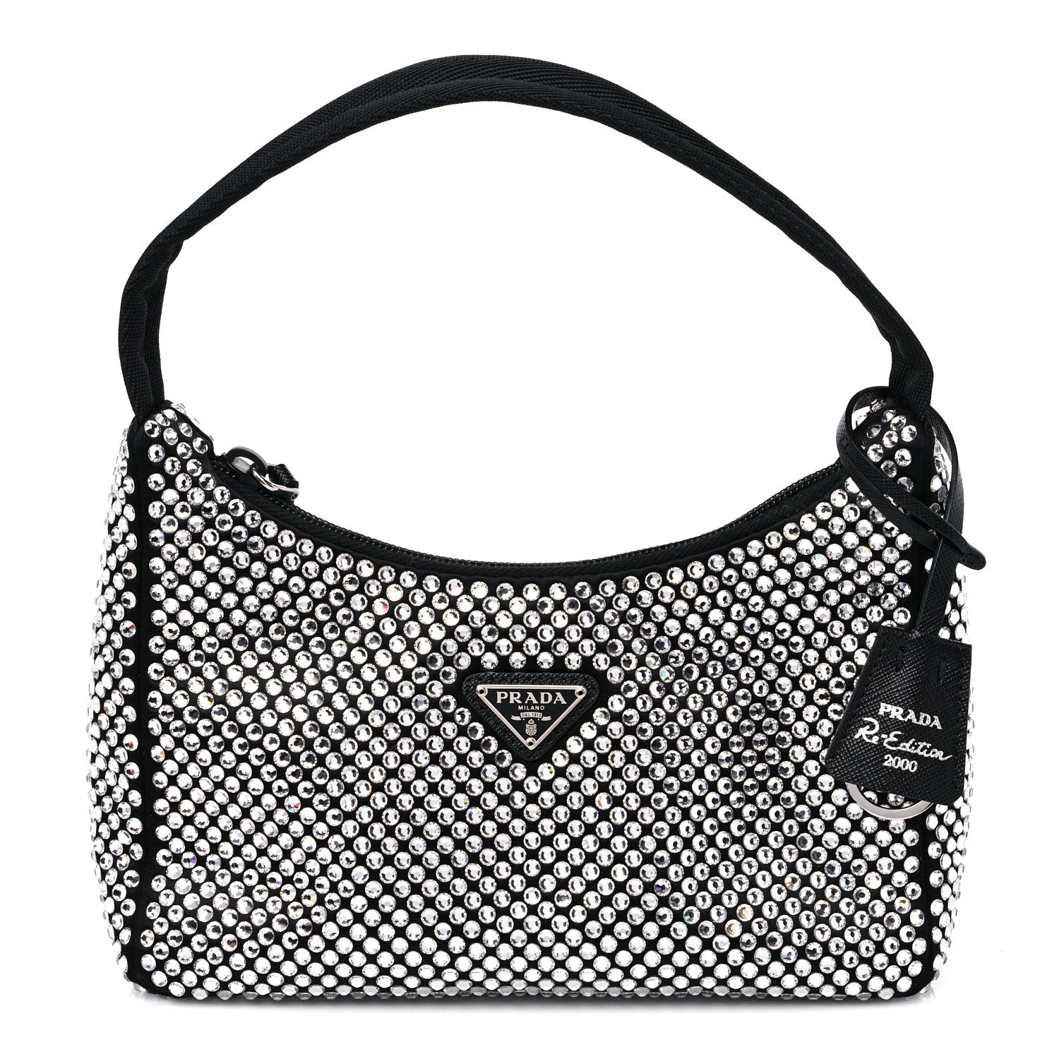 Prada Satin Crystal Mini Re-Edition 2000 Bag Cristal 1 of 10