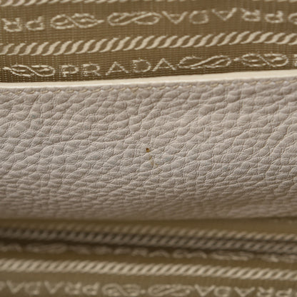 Prada Vitello Daino Shopping Tote White 14 of 20
